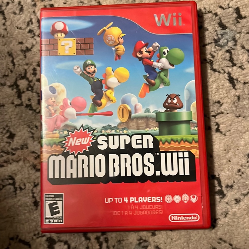 New Super mario bros wii in great condition